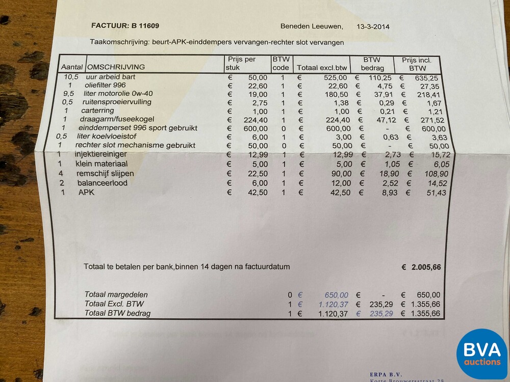 Porsche 911 Carrera 3.4 Coupé 301pk 996 2001, 70-SZ-PB