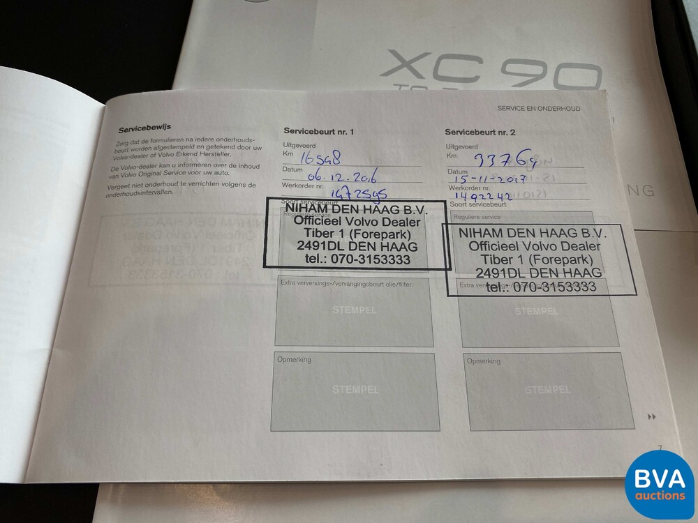 Volvo XC90 T8 Plug-In Hybrid TwinEngine AWD Beschriftung 408pk 2015 ORG-NL 7-PERS, HN-459-D.