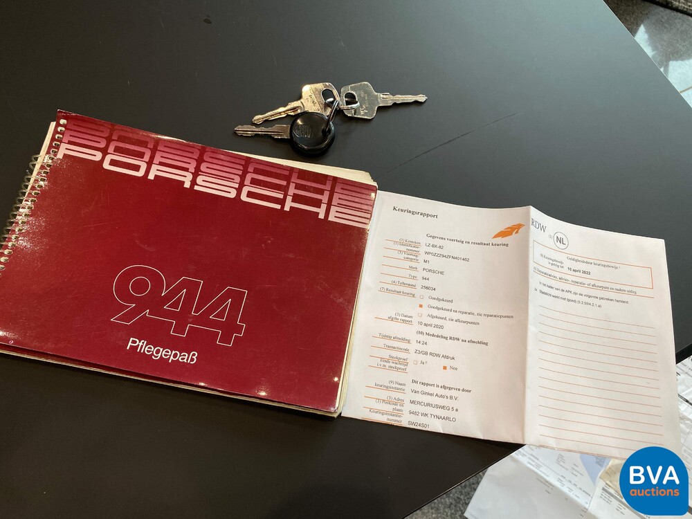 Porsche 944 2.5 Coupé 163 PS 1985, LZ-BX-82.