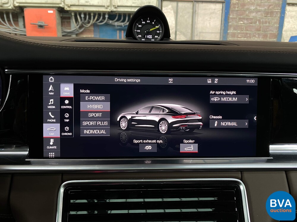 Porsche Panamera2.9 V6 Bi-Turbo Plug-In Hybrid PDK 462pk Sport-Chrono 2018.