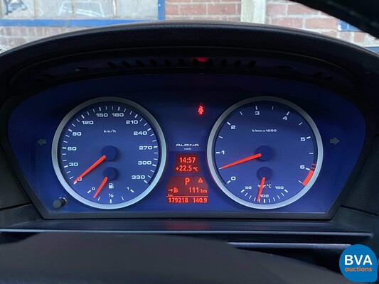 BMW Alpina B5 E60 4.4 V8 500HP/700nm Sedan 2005 Youngtimer, NL registration.