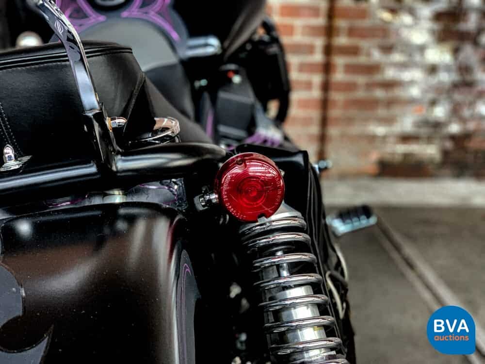 Custom Boss Hoss Chopper 5.7 V8 mit Anhänger 540 PS Motorrad 1997, 65-MK-GH.