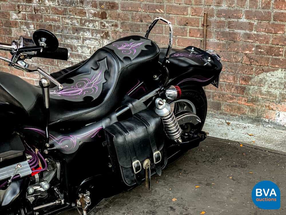 Custom Boss Hoss Chopper 5.7 V8 mit Anhänger 540 PS Motorrad 1997, 65-MK-GH.
