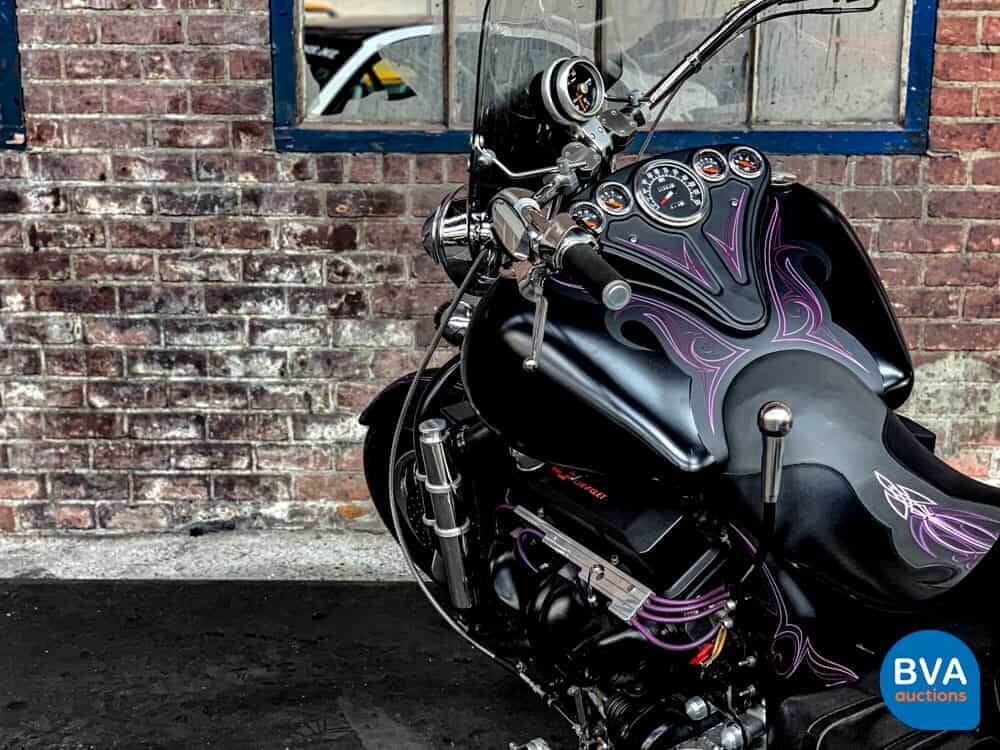 Custom Boss Hoss Chopper 5.7 V8 mit Anhänger 540 PS Motorrad 1997, 65-MK-GH.