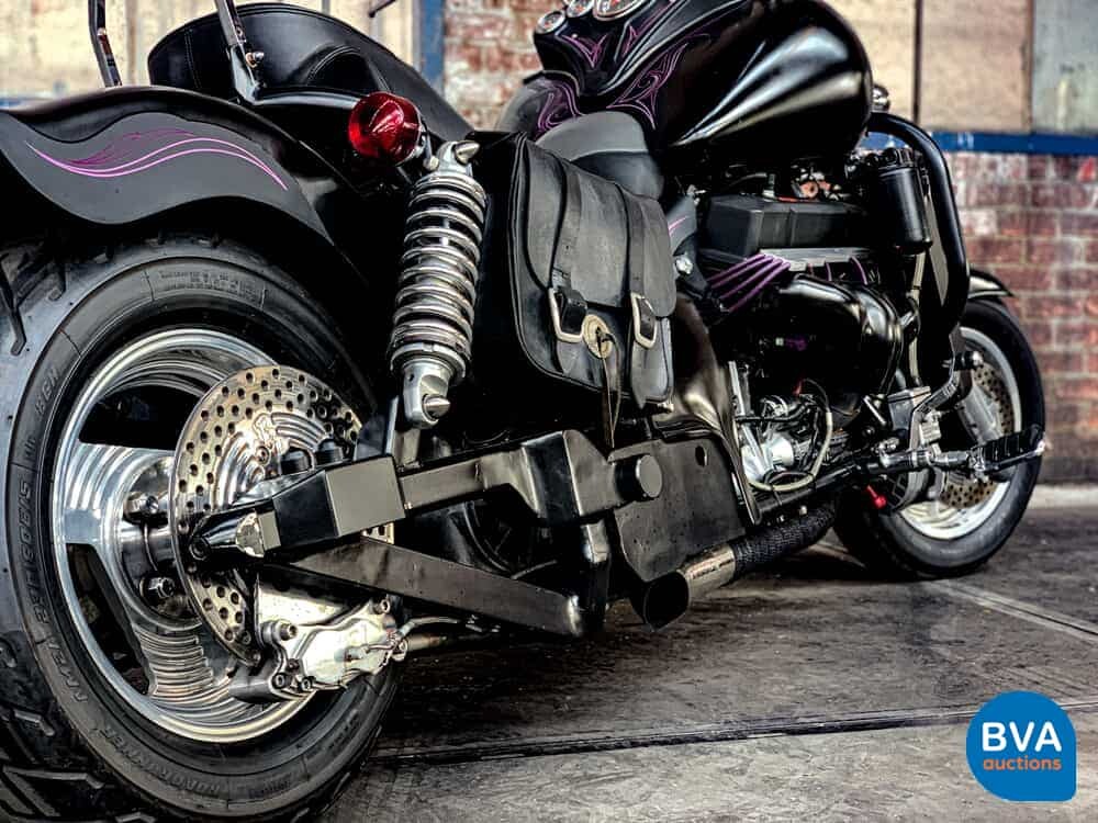 Custom Boss Hoss Chopper 5.7 V8 mit Anhänger 540 PS Motorrad 1997, 65-MK-GH.