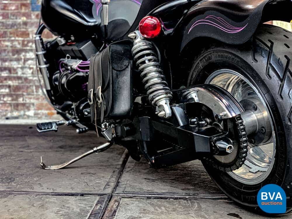 Custom Boss Hoss Chopper 5.7 V8 mit Anhänger 540 PS Motorrad 1997, 65-MK-GH.