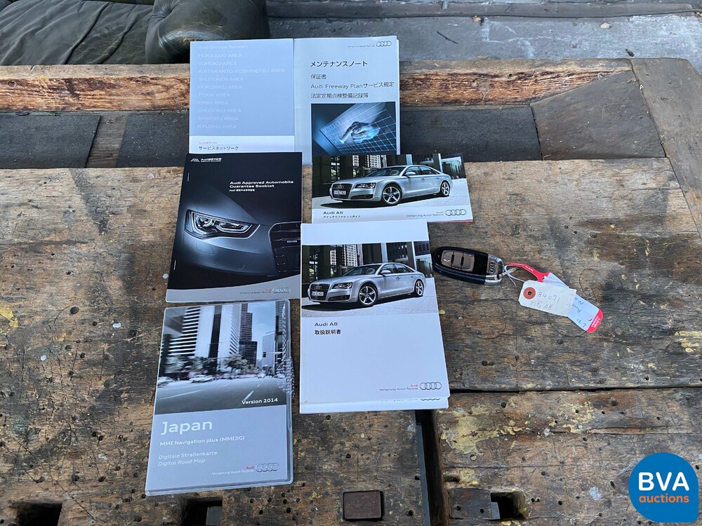 Audi A8 L W12 Quattro Pro Line + 6.3 W12 500 PS 2012.