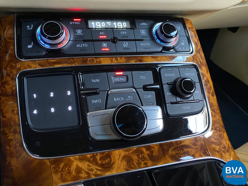 Audi A8 L W12 Quattro Pro Line + 6.3 W12 500 PS 2012.