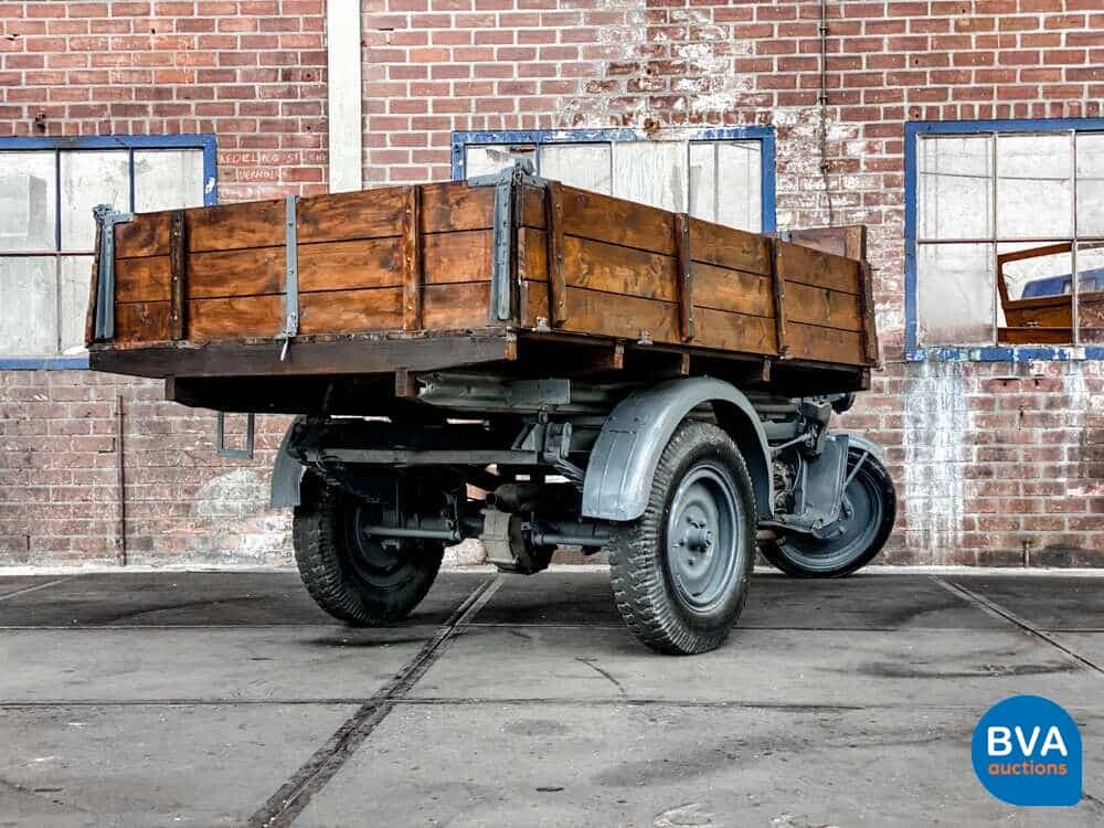 Moto Guzzi Ercole 500cc Mechanischer Kipper Grau.