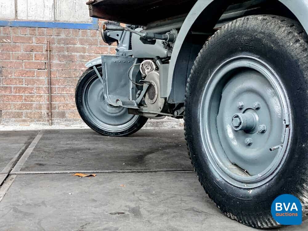 Moto Guzzi Ercole 500cc Mechanischer Kipper Grau.