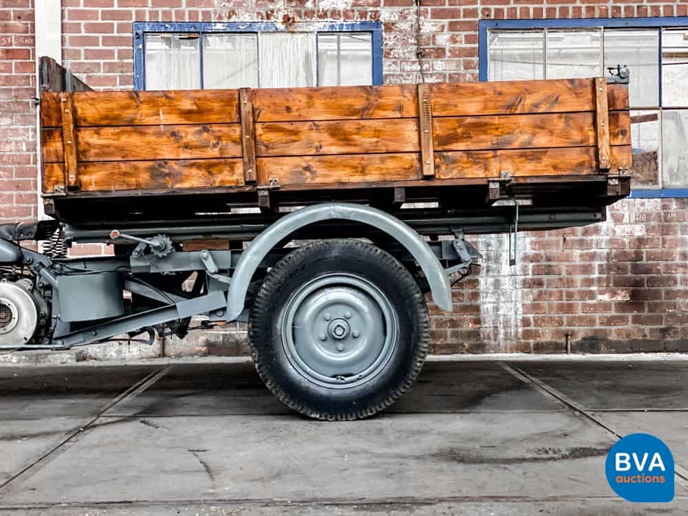 Moto Guzzi Ercole 500cc Mechanischer Kipper Grau.