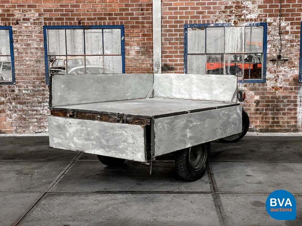 Moto Guzzi Ercole 500cc Hydraulischer Kipper Grün 1961.