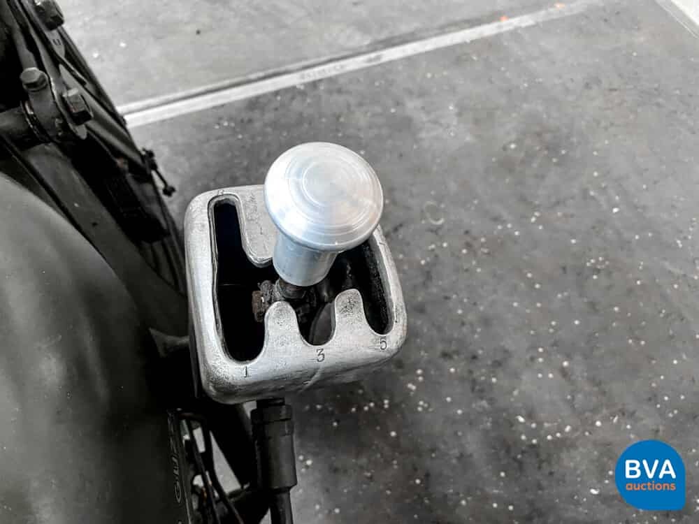 Moto Guzzi Ercole 500cc Hydraulischer Kipper Grün 1961.