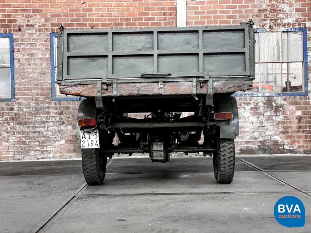 Moto Guzzi Ercole 500cc Hydraulischer Kipper Grün 1961.