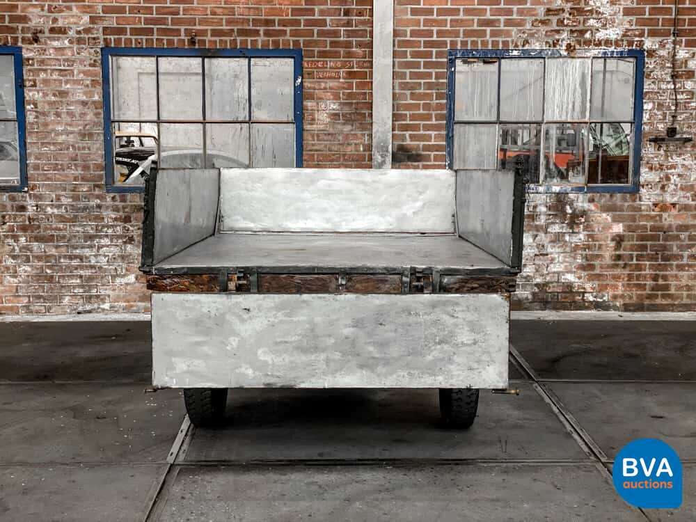 Moto Guzzi Ercole 500cc Hydraulischer Kipper Grün 1961.