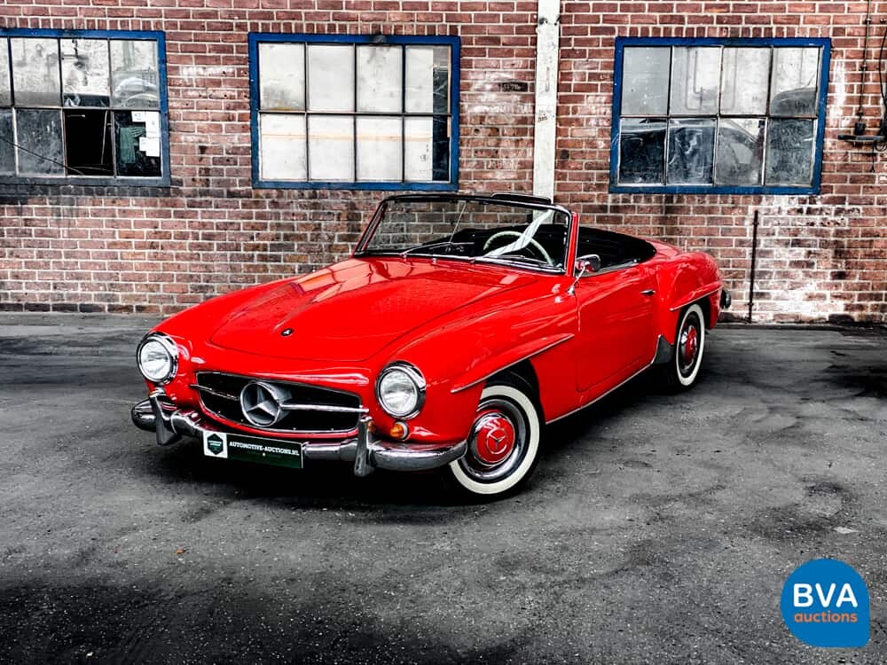 Mercedes-Benz 190SL Cabriolet W121 Roadster 143pk 1956 SL-Klasse, AH-04-70.