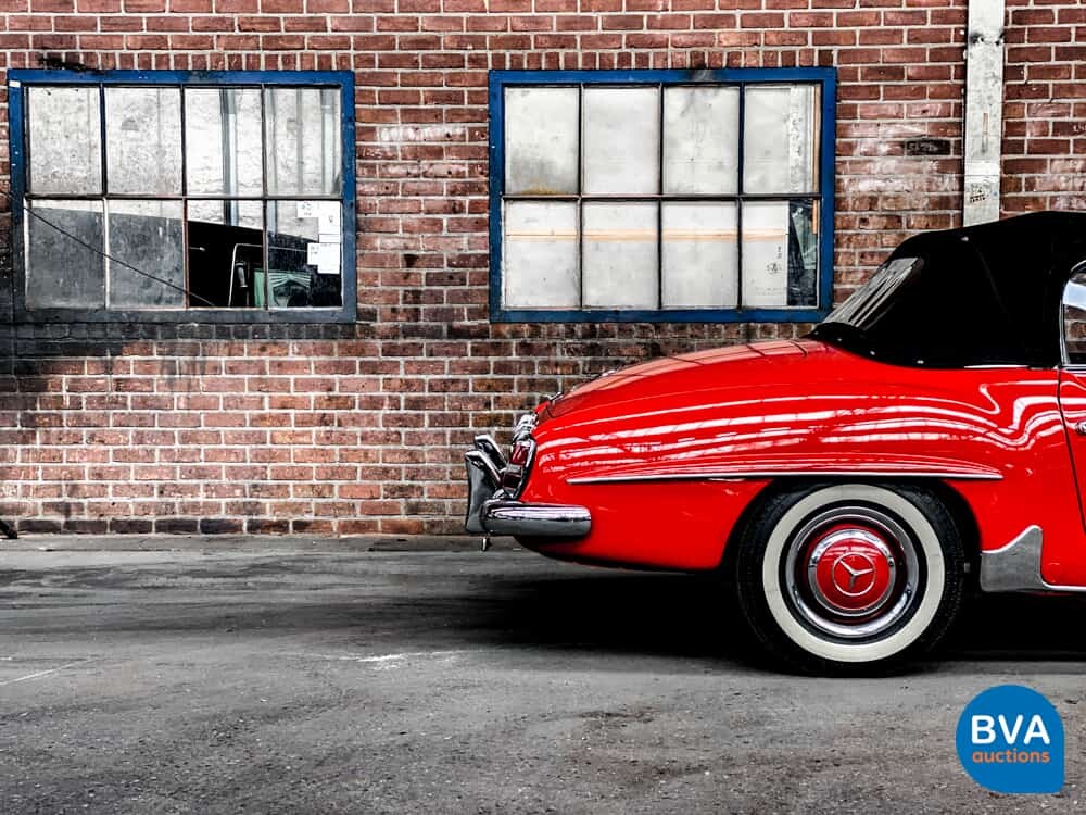 Mercedes-Benz 190SL Cabriolet W121 Roadster 143pk 1956 SL-Klasse, AH-04-70.