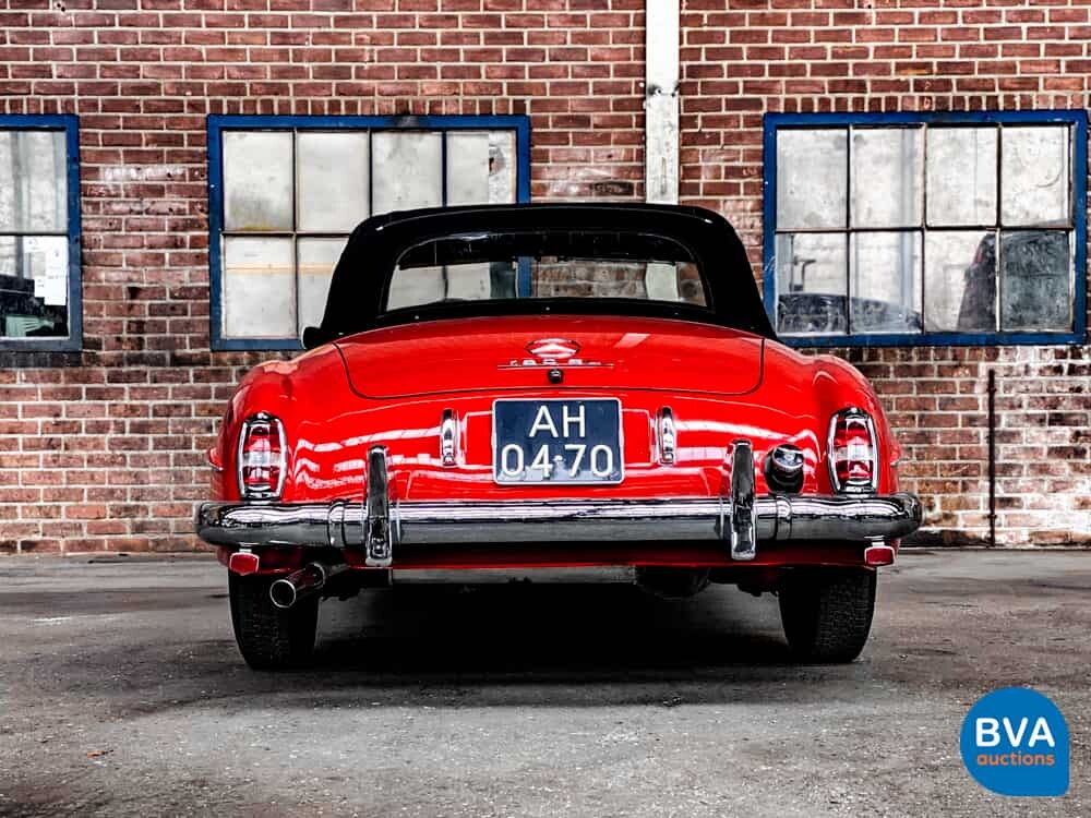 Mercedes-Benz 190SL Cabriolet W121 Roadster 143pk 1956 SL-Klasse, AH-04-70.