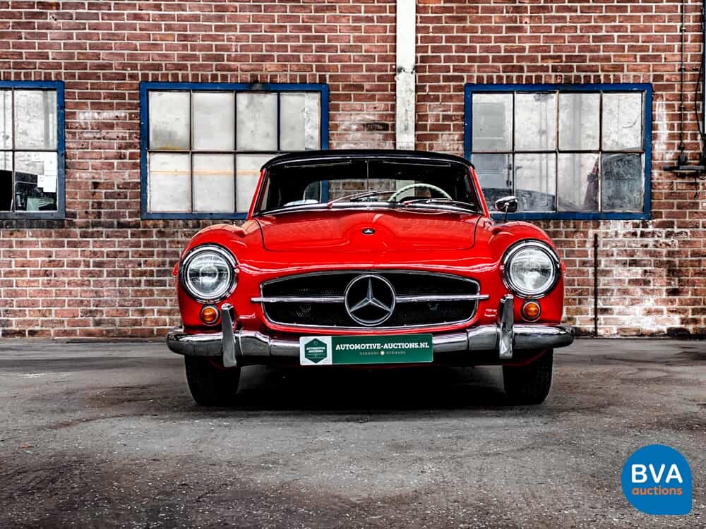 Mercedes-Benz 190SL Cabriolet W121 Roadster 143pk 1956 SL-Klasse, AH-04-70.