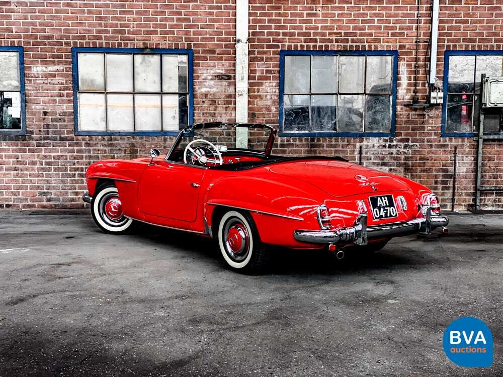 Mercedes-Benz 190SL Cabriolet W121 Roadster 143pk 1956 SL-Klasse, AH-04-70.
