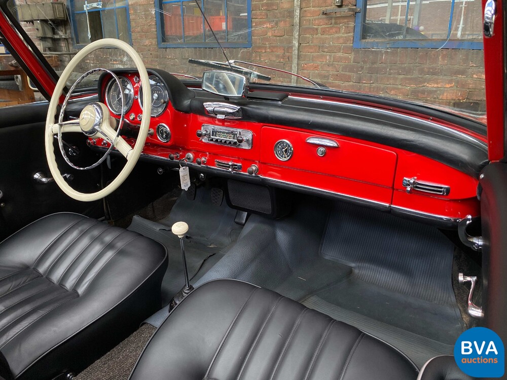 Mercedes-Benz 190SL Cabriolet W121 Roadster 143pk 1956 SL-Klasse, AH-04-70.