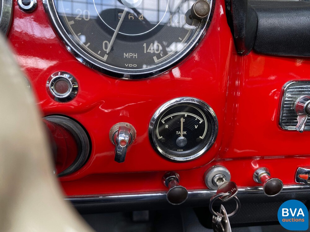 Mercedes-Benz 190SL Cabriolet W121 Roadster 143pk 1956 SL-Klasse, AH-04-70.