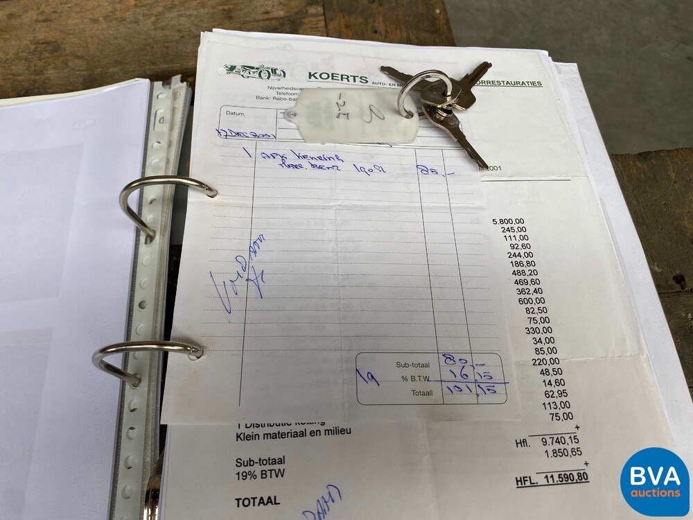 Mercedes-Benz 190SL Cabriolet W121 Roadster 143pk 1956 SL-Klasse, AH-04-70.