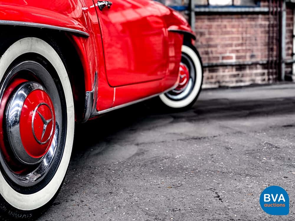 Mercedes-Benz 190SL Cabriolet W121 Roadster 143pk 1956 SL-Klasse, AH-04-70.