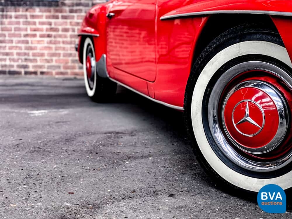 Mercedes-Benz 190SL Cabriolet W121 Roadster 143pk 1956 SL-Klasse, AH-04-70.