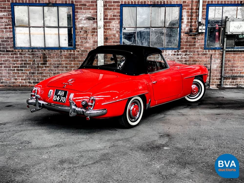 Mercedes-Benz 190SL Cabriolet W121 Roadster 143pk 1956 SL-Klasse, AH-04-70.