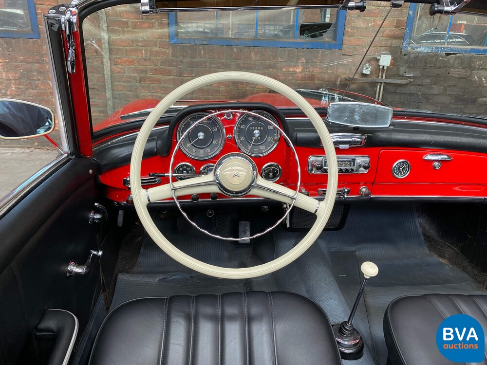 Mercedes-Benz 190SL Cabriolet W121 Roadster 143pk 1956 SL-Klasse, AH-04-70.