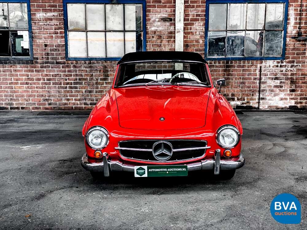 Mercedes-Benz 190SL Cabriolet W121 Roadster 143pk 1956 SL-Klasse, AH-04-70.
