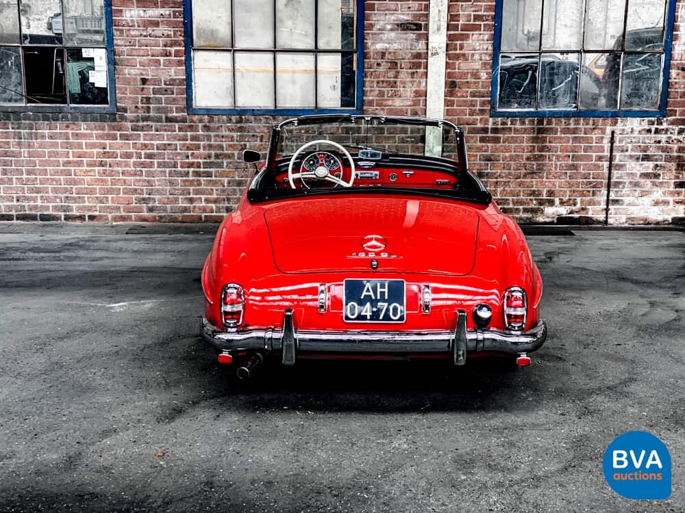 Mercedes-Benz 190SL Cabriolet W121 Roadster 143pk 1956 SL-Klasse, AH-04-70.