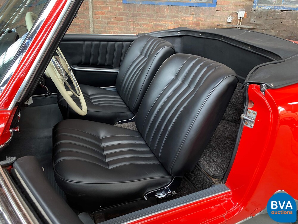 Mercedes-Benz 190SL Cabriolet W121 Roadster 143pk 1956 SL-Klasse, AH-04-70.