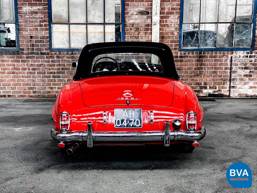 Mercedes-Benz 190SL Cabriolet W121 Roadster 143pk 1956 SL-Klasse, AH-04-70.