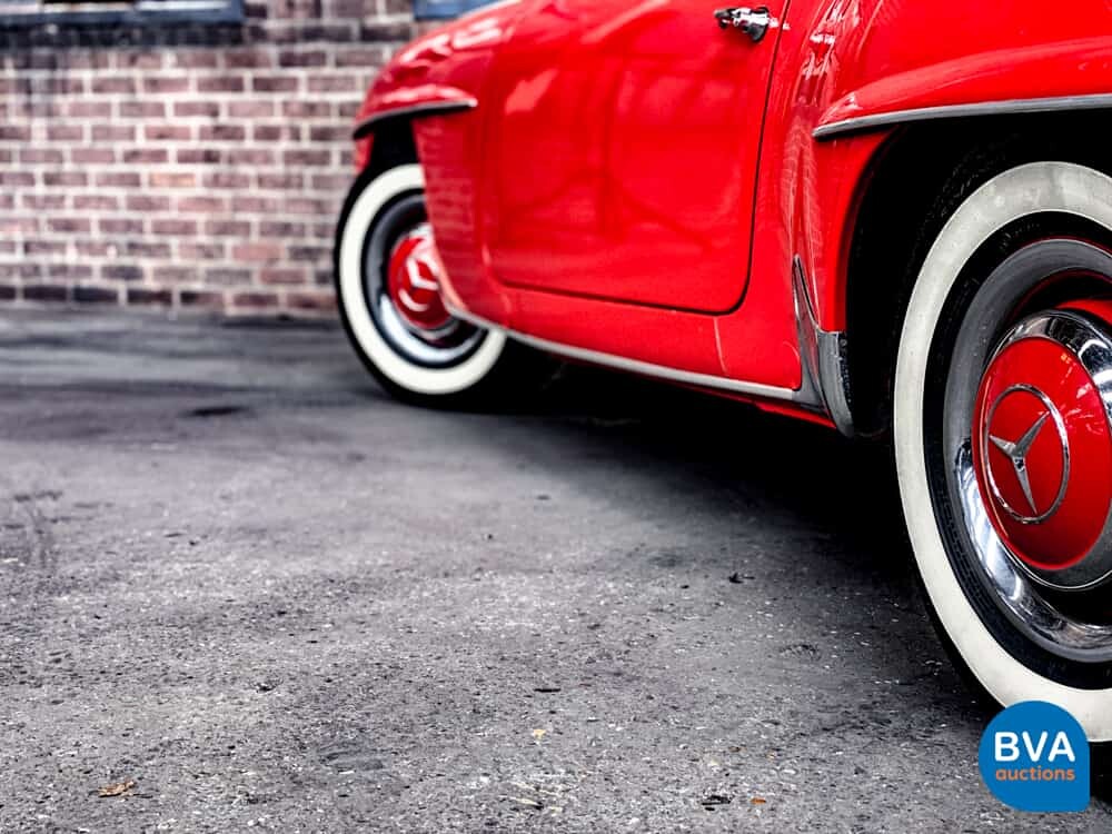 Mercedes-Benz 190SL Cabriolet W121 Roadster 143pk 1956 SL-Klasse, AH-04-70.