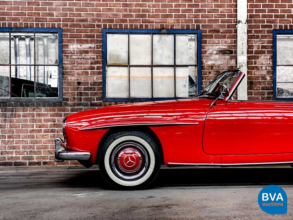 Mercedes-Benz 190SL Cabriolet W121 Roadster 143pk 1956 SL-Klasse, AH-04-70.