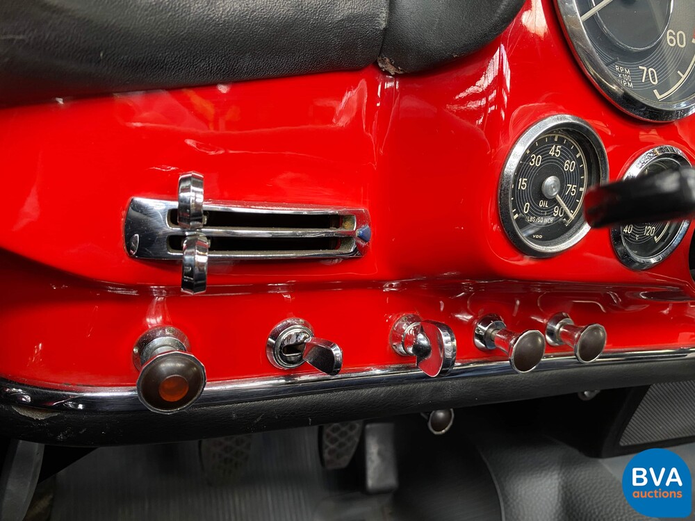 Mercedes-Benz 190SL Cabriolet W121 Roadster 143pk 1956 SL-Klasse, AH-04-70.