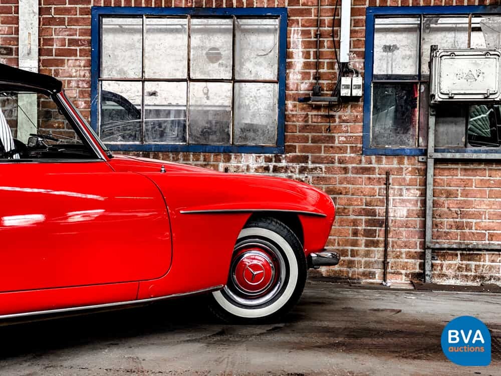 Mercedes-Benz 190SL Cabriolet W121 Roadster 143pk 1956 SL-Klasse, AH-04-70.