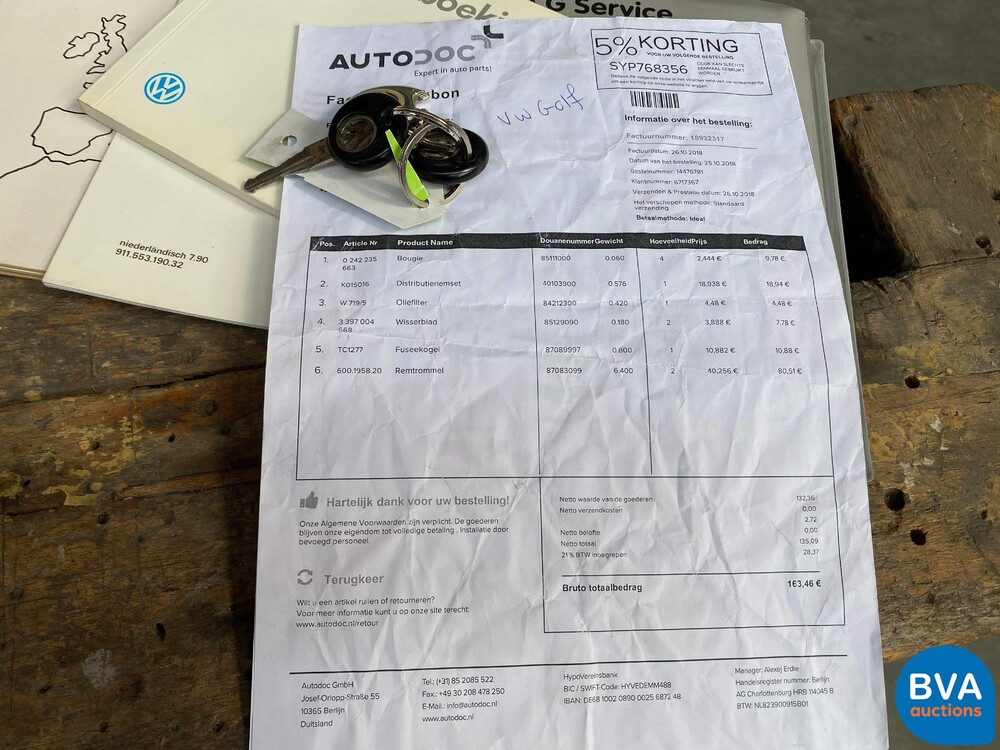 Volkswagen Golf Country 1.8 CL 90PS Org.NL, FR-SL-40.