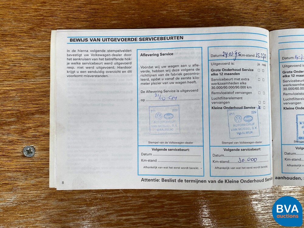 Volkswagen Golf1.8 Cabrio 75PS E2 -Org. NL-, J-PPL-61.