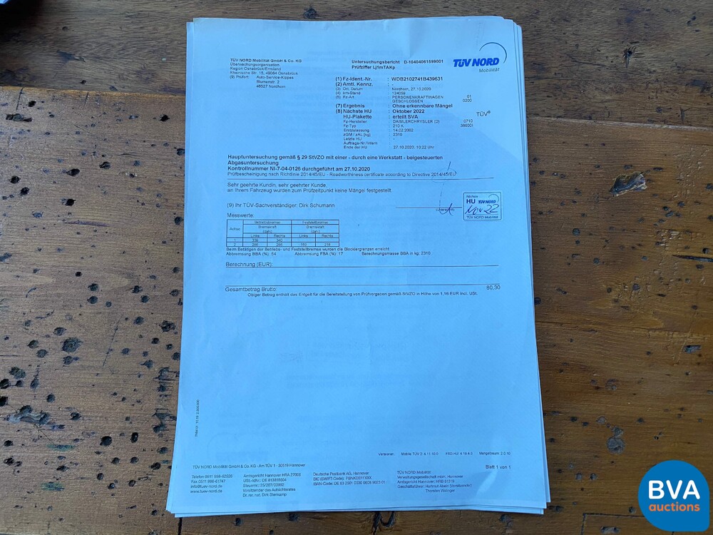 Mercedes-Benz E55 AMG Kombi 5.4 V8 354pk E-Klasse 2002 -YOUNGTIMER-, K-833-NL.