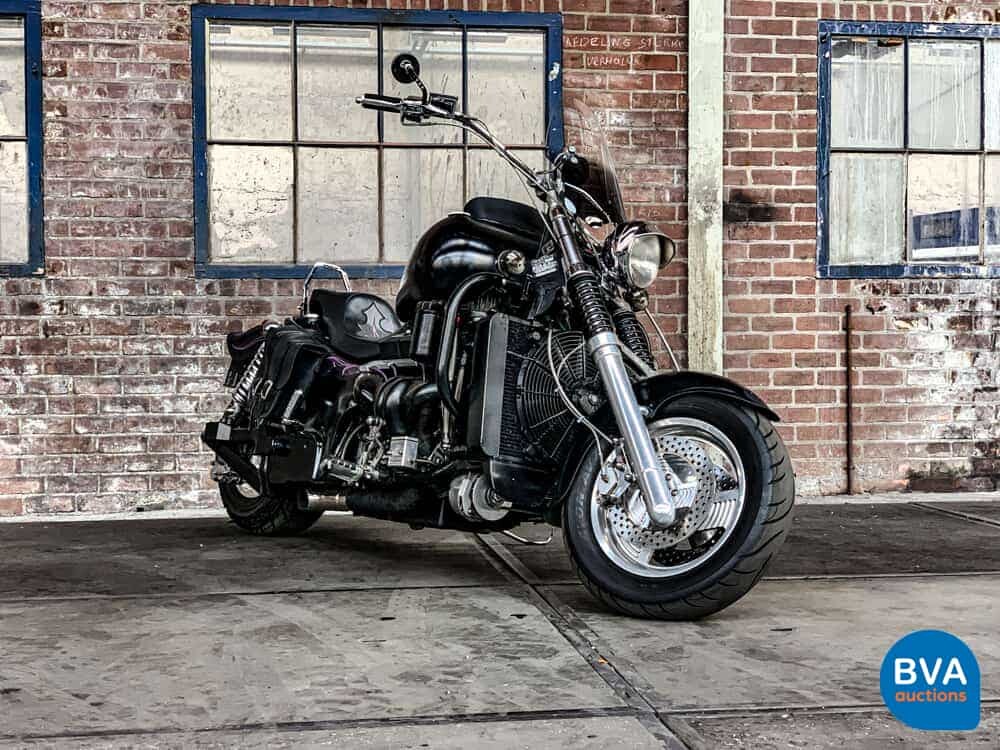 Custom Boss Hoss Chopper 5.7 V8 with Trailer 540hp Motorcycle 1997, 65-MK-GH.