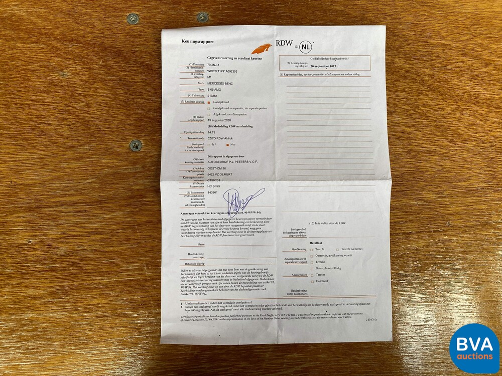 Mercedes-Benz S65 AMG Lange S-Klasse 612pk DESIGNO 2006, 79-JNJ-1.