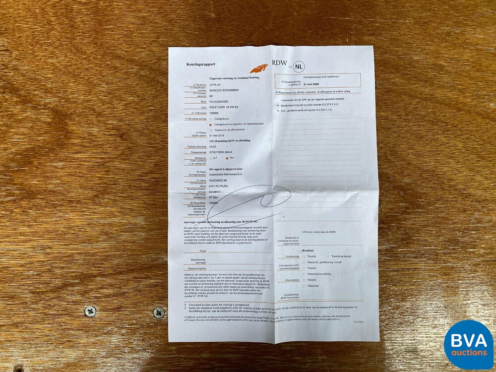 Volkswagen Golf 1.8 Convertible 75hp E2 -Org. NL-, J-PPL-61.