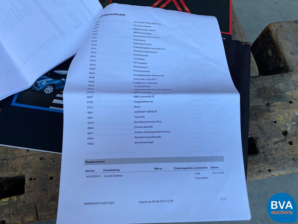Mini-Cooper 2.0 John Cooper Works (JCW) Chile 231 PS 2016 F56, G-661-FG.