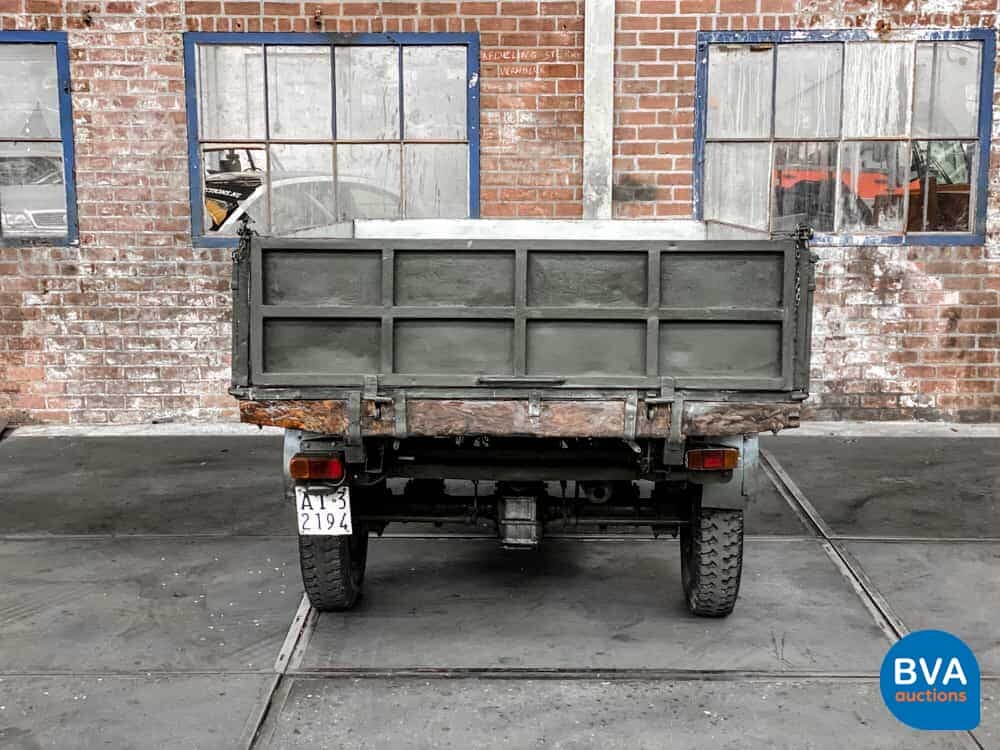 Moto Guzzi Ercole 500cc Hydraulischer Kipper Grün 1961.