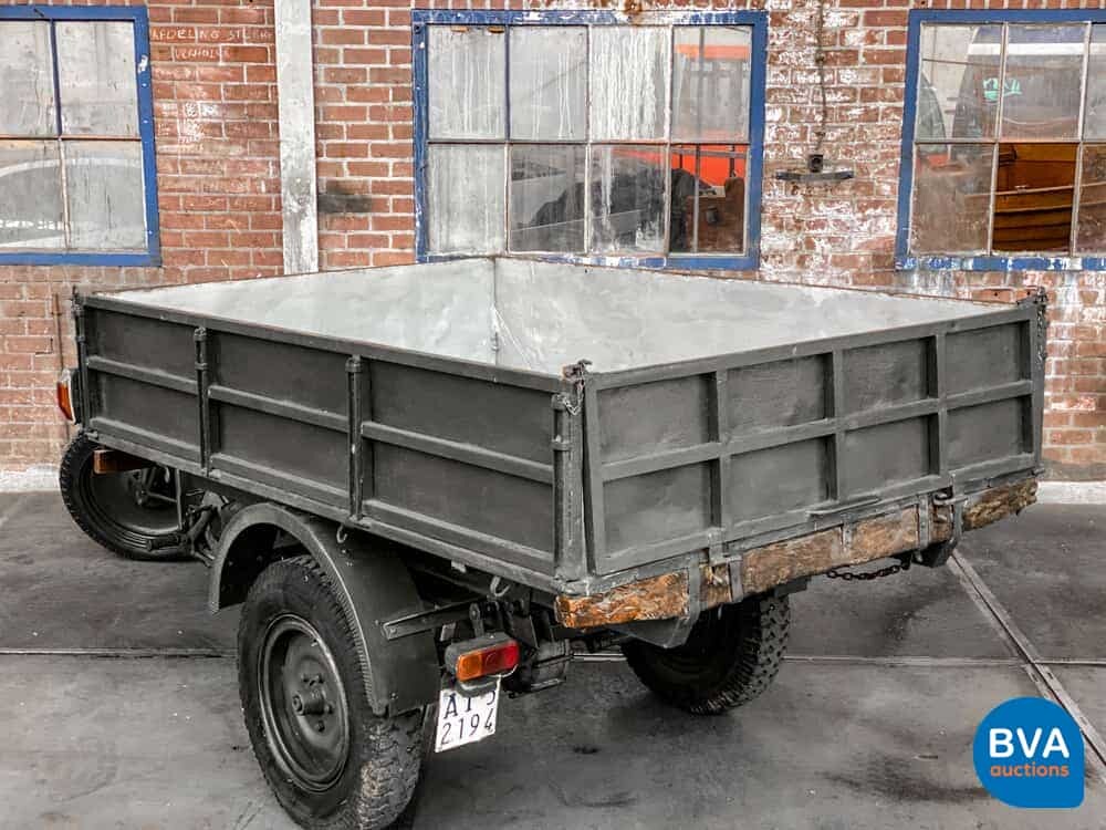 Moto Guzzi Ercole 500cc Hydraulischer Kipper Grün 1961.