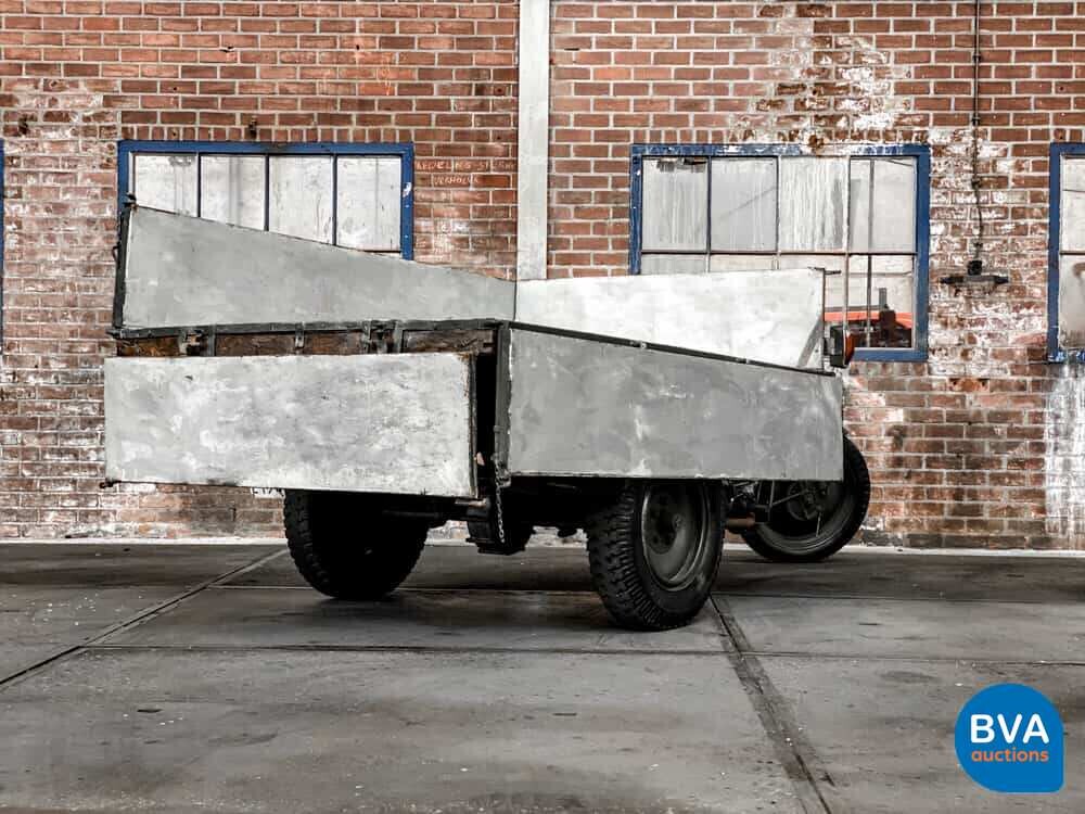 Moto Guzzi Ercole 500cc Hydraulischer Kipper Grün 1961.