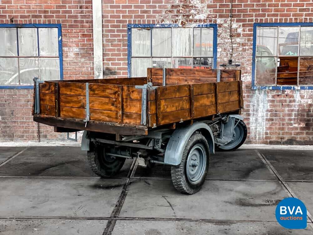 Moto Guzzi Ercole 500cc Mechanischer Kipper Grau.